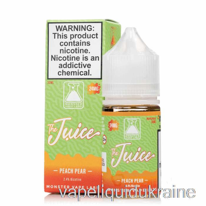 Vape Ukraine Peach Pear - The Juice Salts - 30mL 48mg